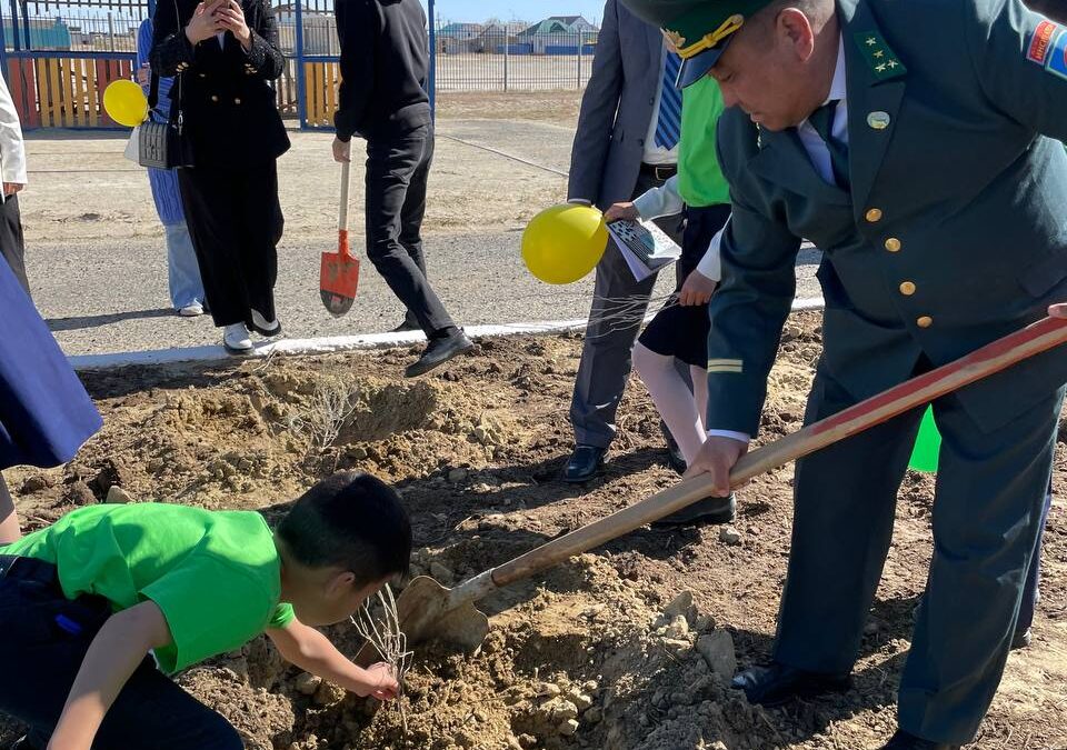 Бүкілқазақстандық ағ­аш отырғызу күні акциясы #262 мекиеп-гимназиясында