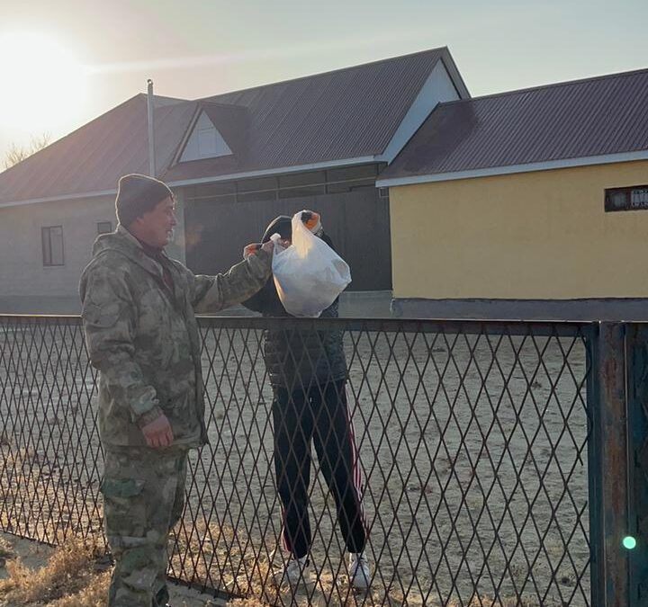 Барсакелмесский заповедник на субботнике