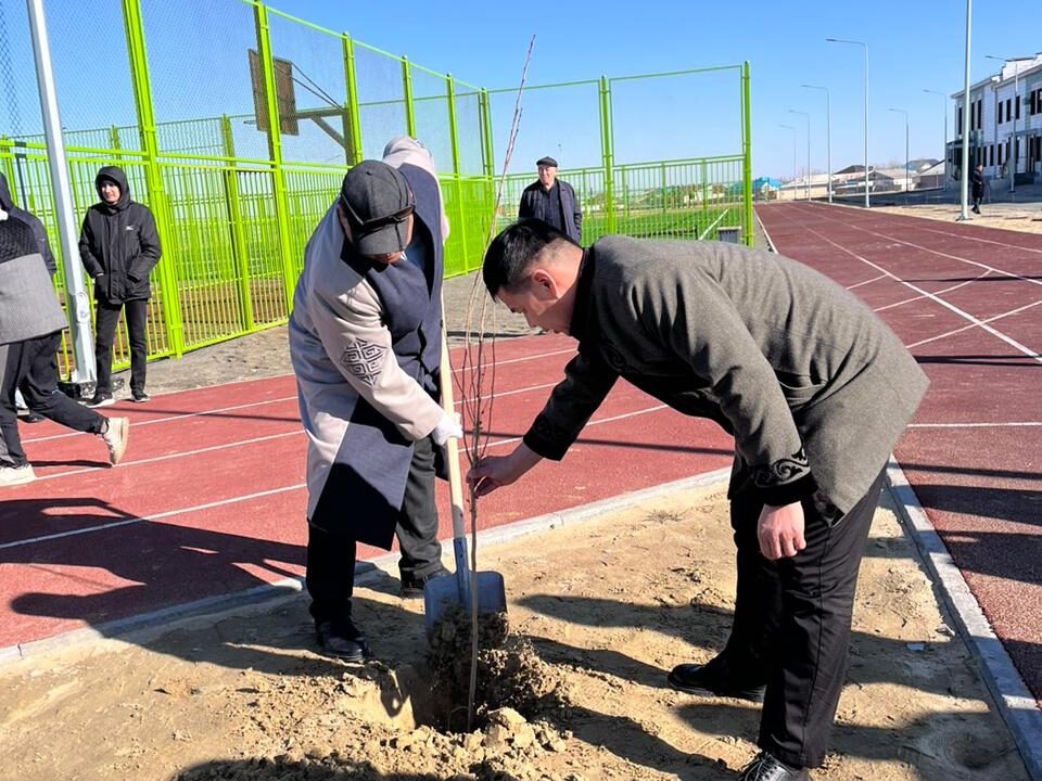 Наурыз мерекесіне орай көгалдандыру жұмыстары жүргізілді