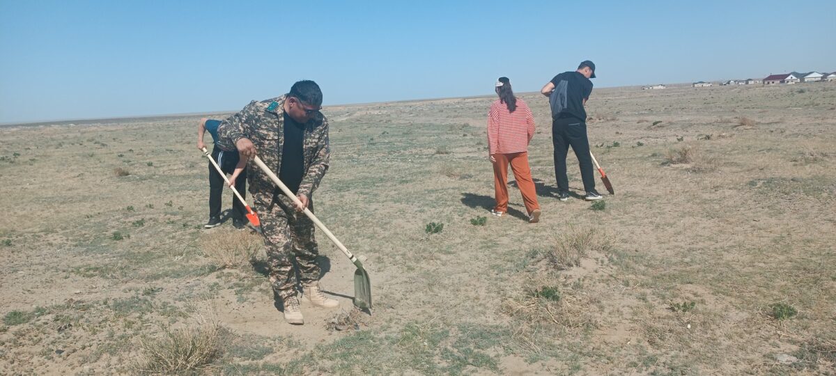Көркейту-көгалдандыру жұмыстары жүргізілді