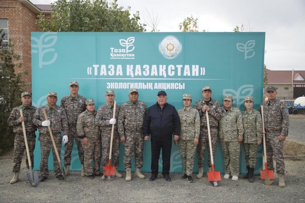 В Барсакельмесском заповеднике прошла экологическая акция в рамках инициативы «Таза Қазақстан»