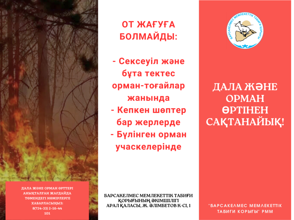 Орман және дала өрттерінің алдын алу