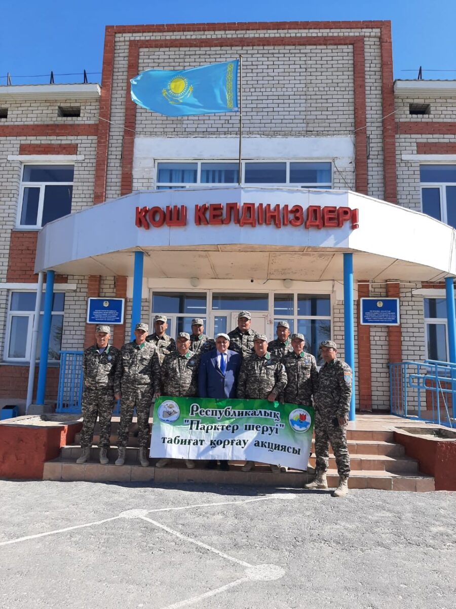В с.Жанакурылыс проведена акция Всеказахстанский день посадки деревьев