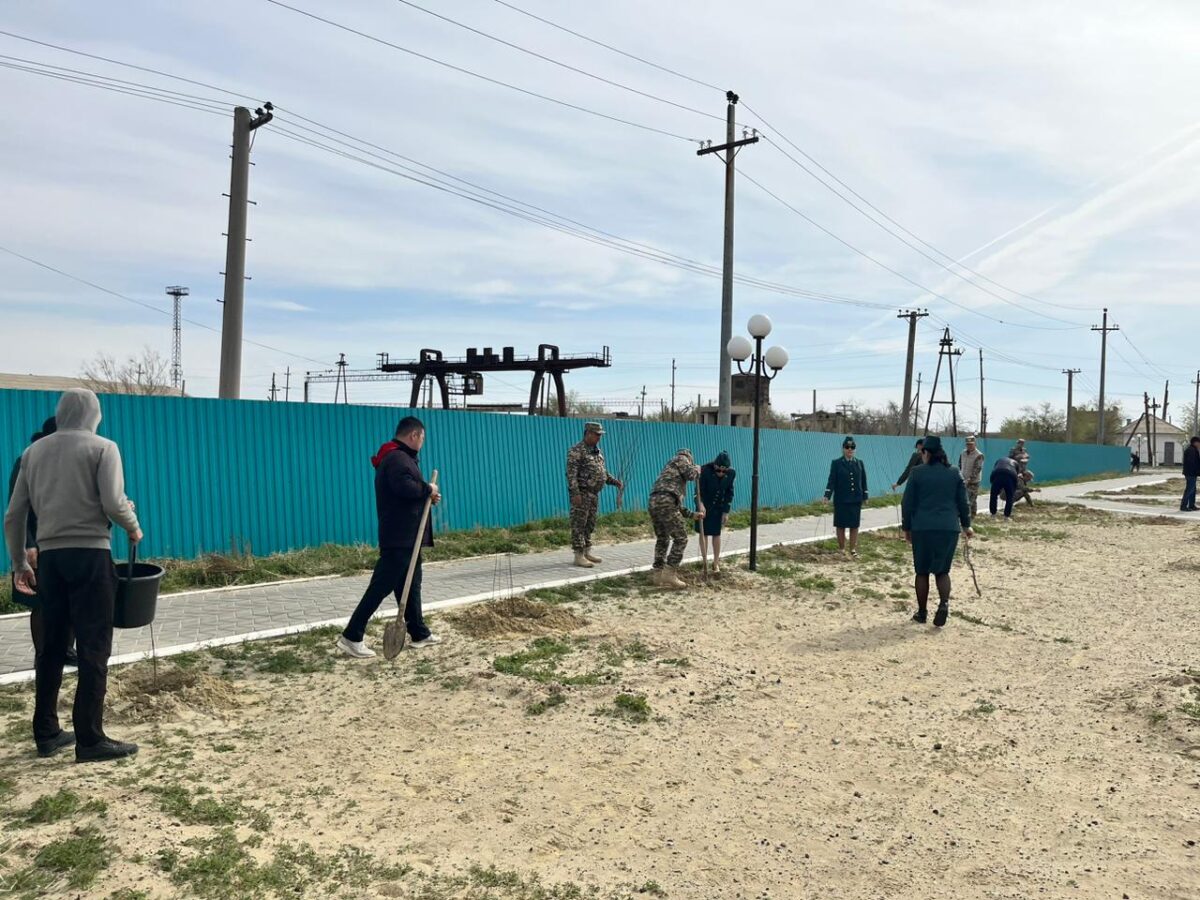 Барсакелместіктер халық қалаулыларымен көркейту - көгалдандыру жұмыстарын жүргізді