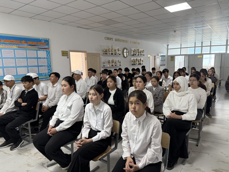 «Экологиялық мәдениет – қоғам дамуының негізі» атты дәріс өтті