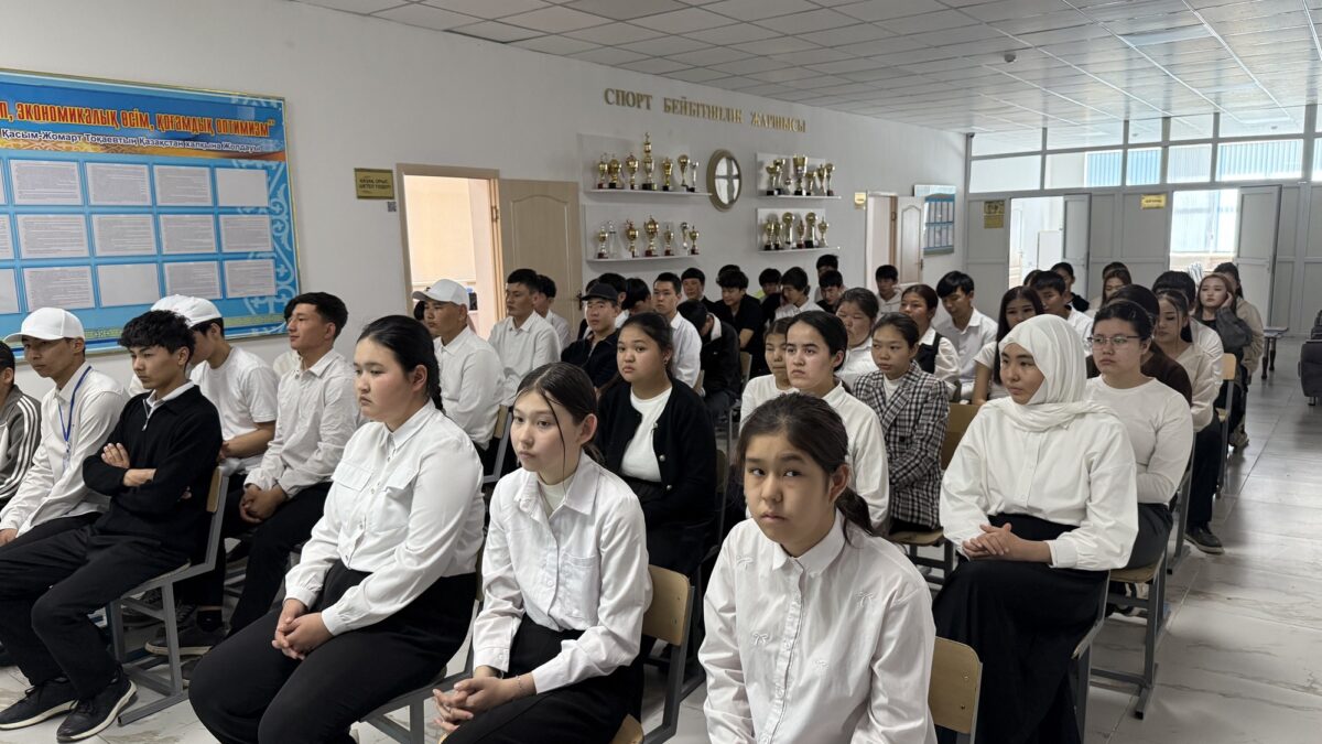 «Экологиялық мәдениет – қоғам дамуының негізі» атты дәріс өтті