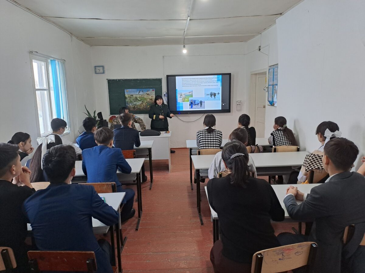 САПАҚ ЕЛДІ МЕКЕНІНДЕ ЭКОЛОГИЯЛЫҚ САБАҚ ӨТТІ