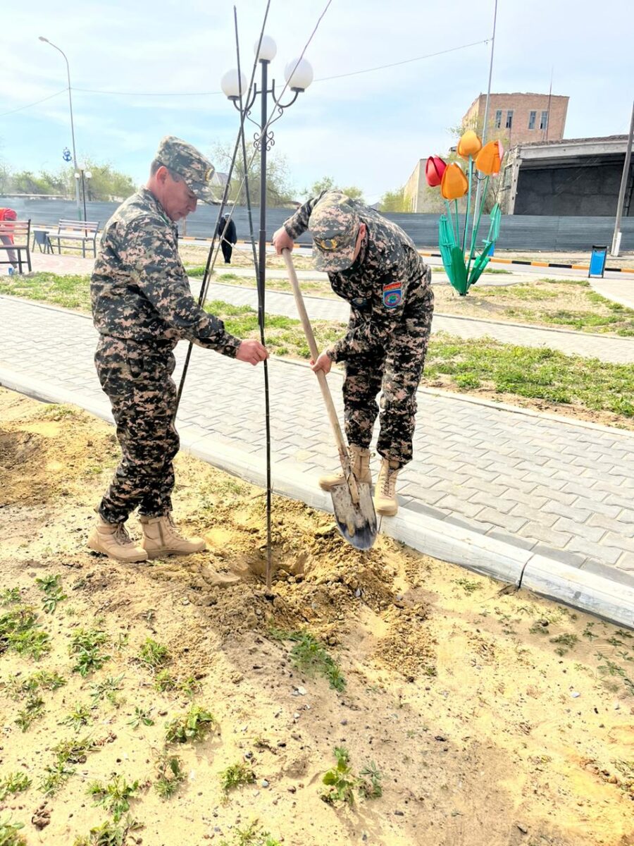 Барсакелместіктер халық қалаулыларымен көркейту - көгалдандыру жұмыстарын жүргізді