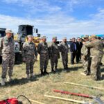 Проведены учебно-практические занятия по тушению пожара