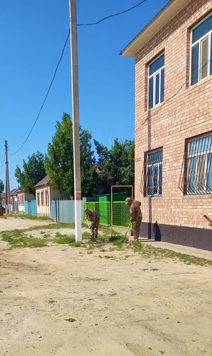 «Таза Қазахстан»: в Аральском районе прошёл масштабный субботник