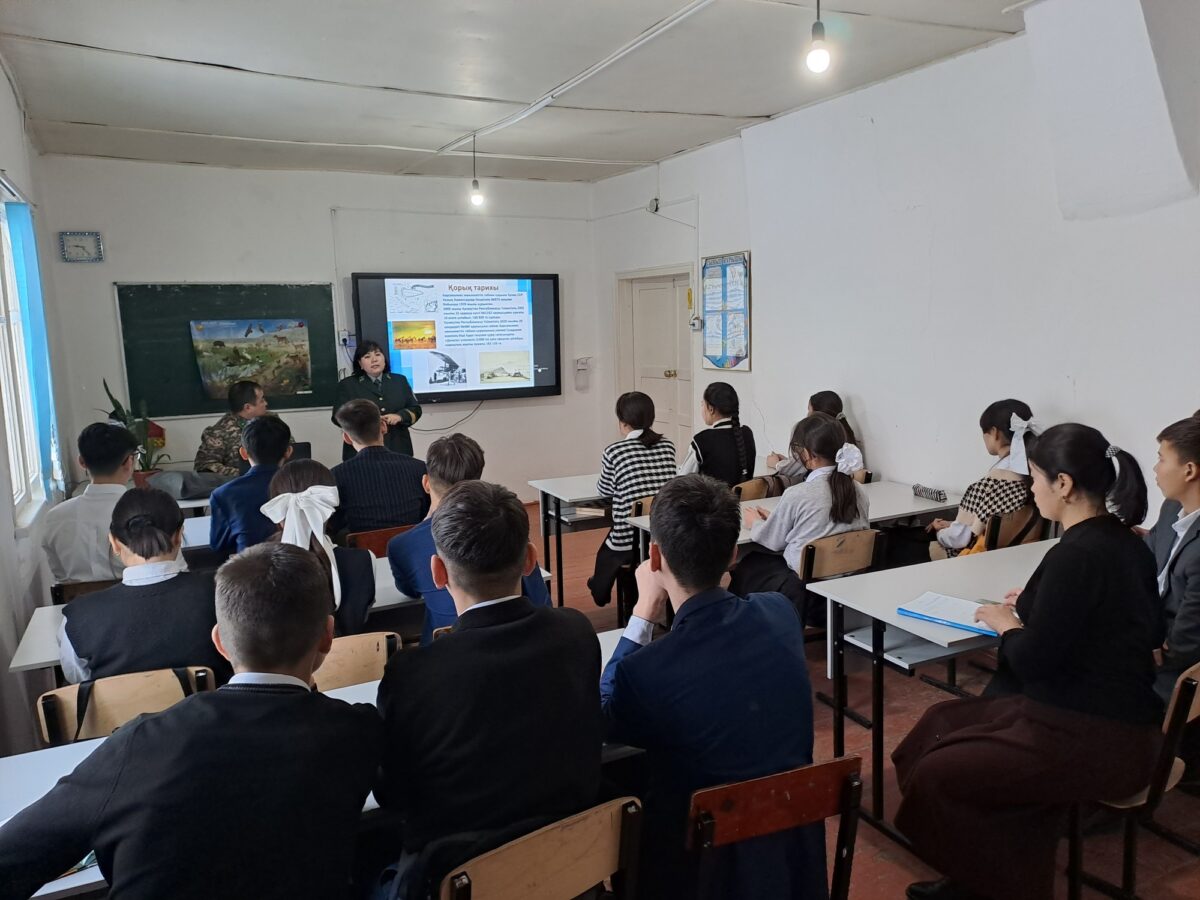 САПАҚ ЕЛДІ МЕКЕНІНДЕ ЭКОЛОГИЯЛЫҚ САБАҚ ӨТТІ