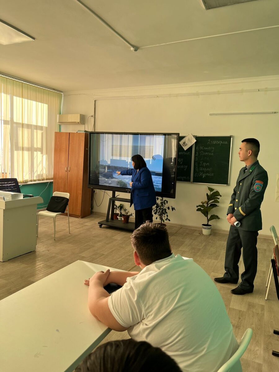 Қызылорда қаласының мектеп оқушыларымен кездесу өткізілді