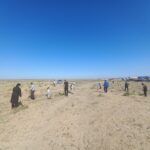 Қорық қызметкерлері сенбілікте