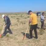 Қорық қызметкерлері сенбілікте