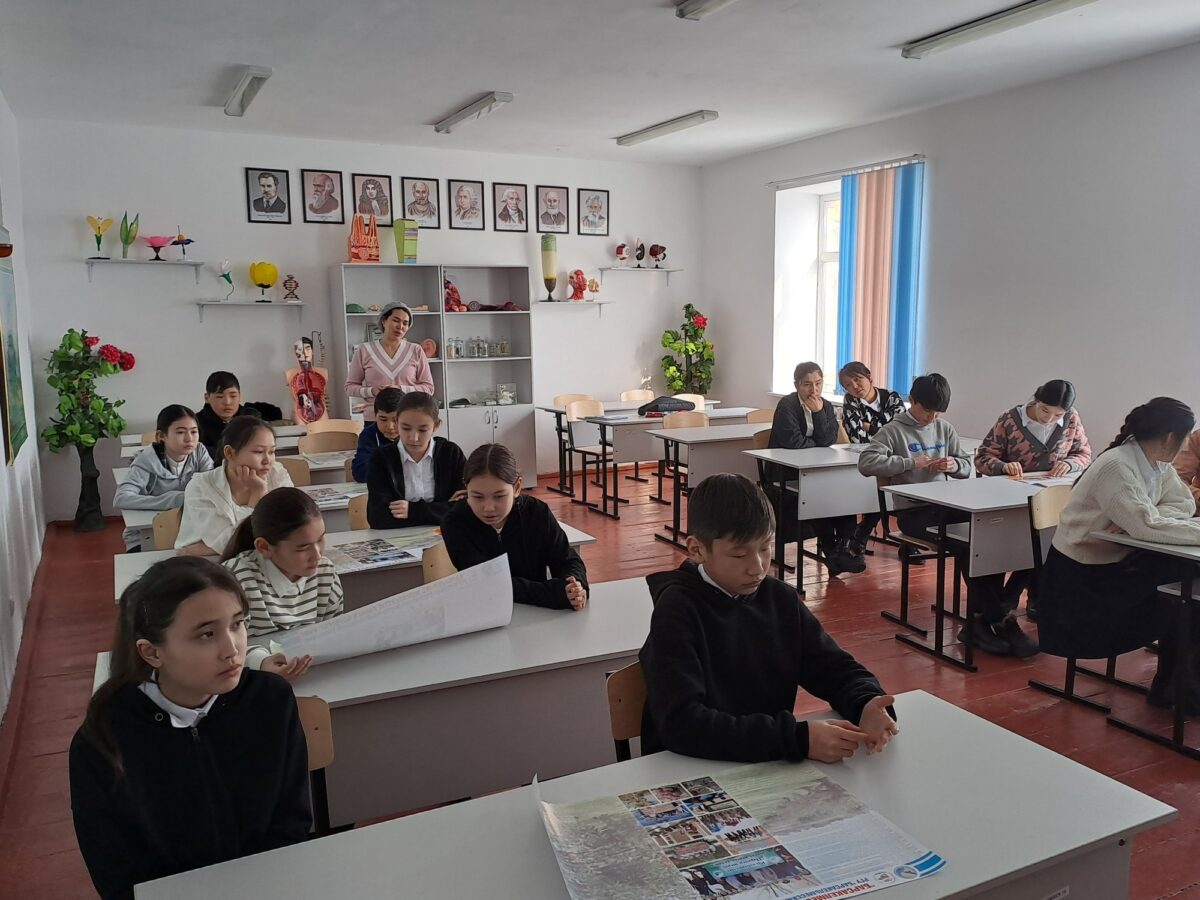 Экологический урок в селе Аралкум