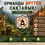 Өрт қауіпсіздігін сақтайық!