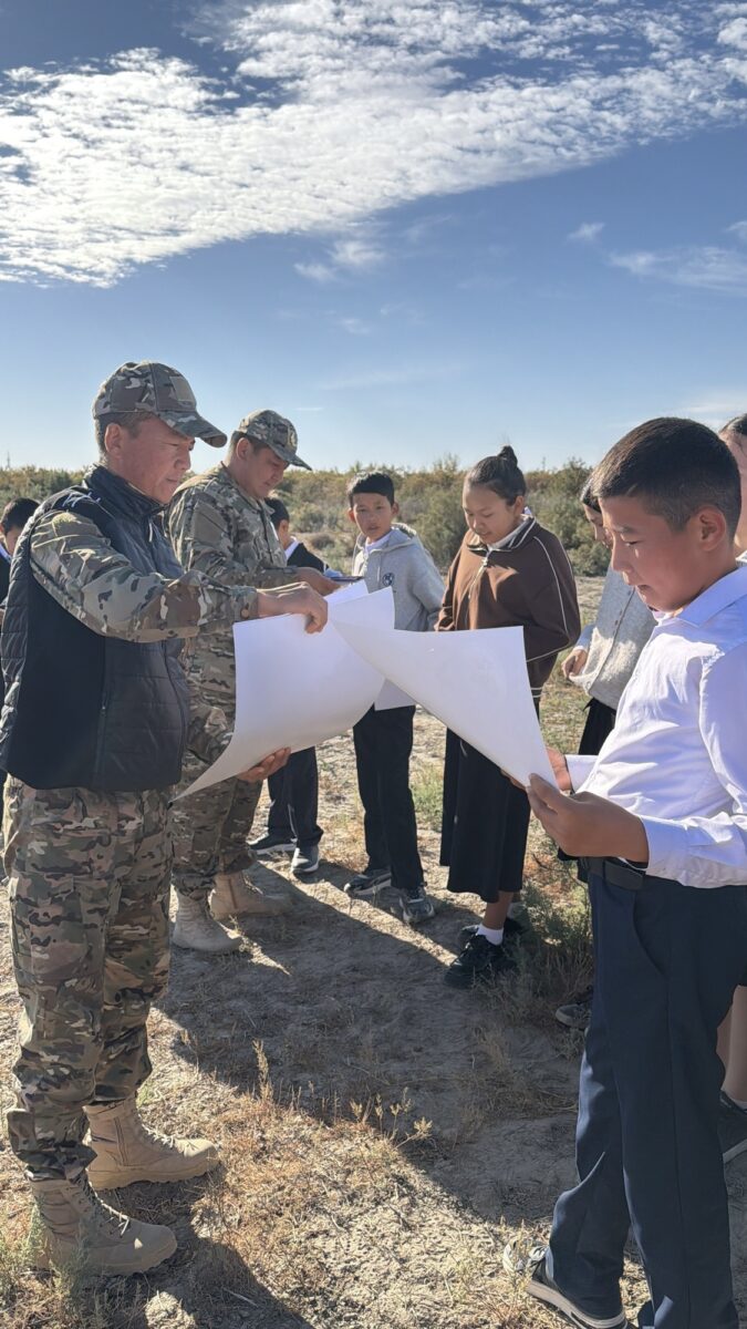Дүниежүзілік жануарларды қорғау күніне орай «Қорықтың биоәркелкілігі» тақырыбында далалық сабақ өтті